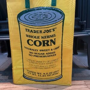 Trader Joe's 🌽 RARE 2025 NEW Yellow Corn Tote Bag Mystery